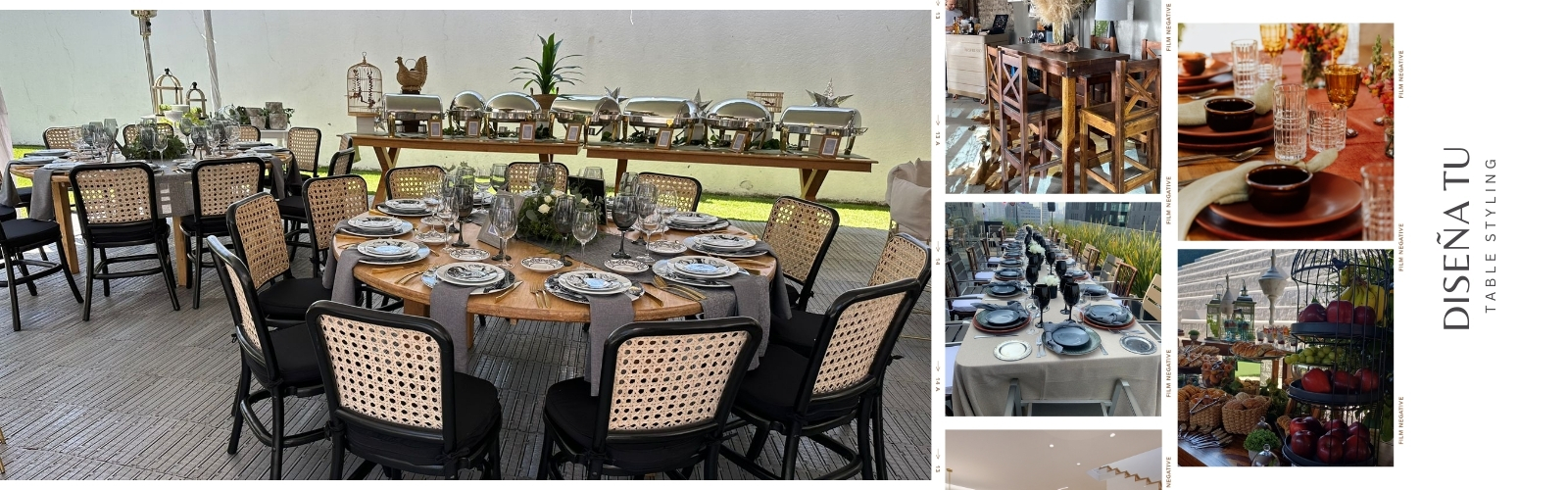 Diferentes eventos con mobiliario y equipo