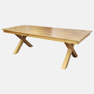 Mesa de Madera Patas en X, Línea RT