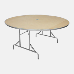 Mesa Plegable Redonda de MDF para Banquetes