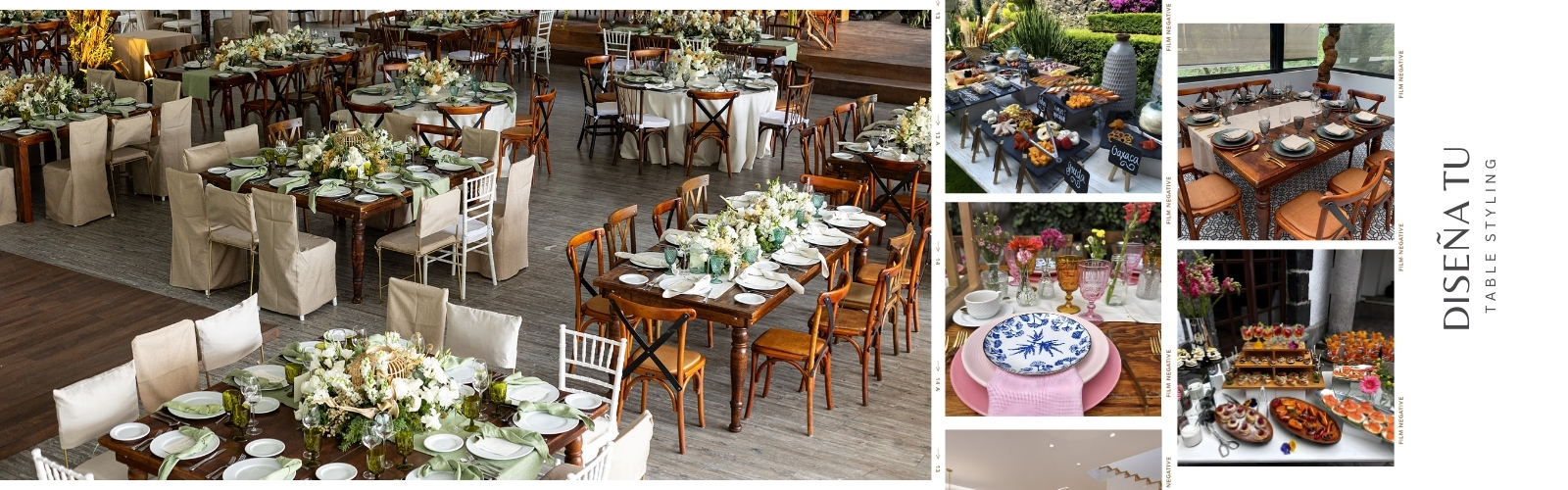 Diferentes eventos con mobiliario y equipo